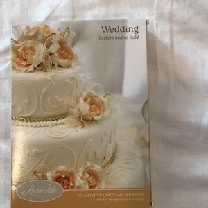 NWT Lawson Falle Assorted Wedding Cards With Scripture Set of 12 Cards